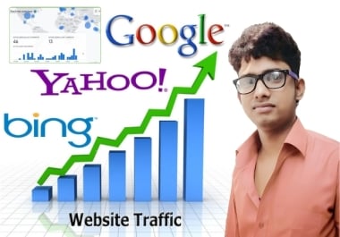 I will promote organic web traffic worldwide