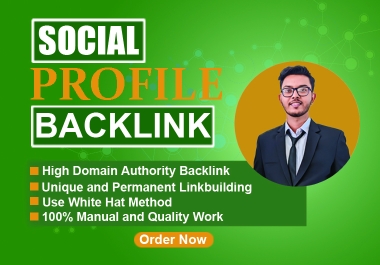 Boost Your SEO with 70 Manual DA 80+ Profile Backlinks