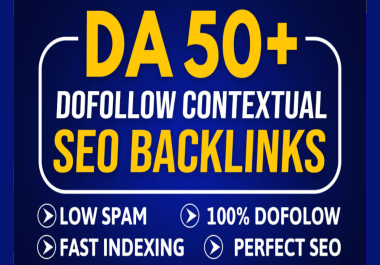 I Will Make 100 High Quality High DA Contextual Dofollow SEO Backlinks