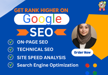 I will do On-page SEO & Technical SEO to optimize your website