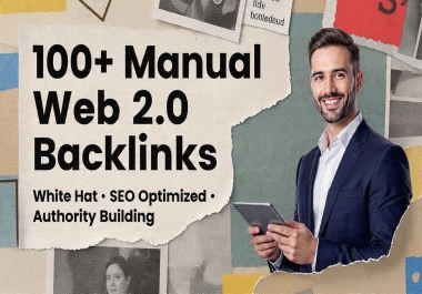 Dominate Google Rankings with Premium Web 2.0 100+Backlinks Manual SEO Service