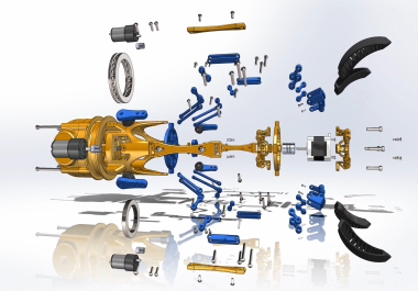 Product Design using Solidworks with animation and simulation