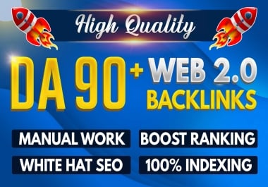 I will do 250 High Quality web 2.0 backlinks