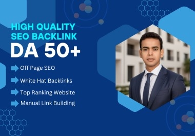 I will do high quality SEO Backlink off page service for google Ranking