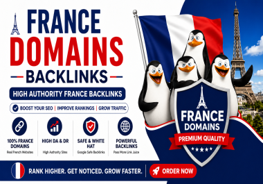 Get 100+. fr France based domains backlinks