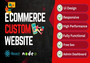 i will build a modern and high performance shopping website