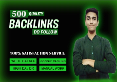 I Will Build seo 500 backlinks High Authority dofollow google&nbsp ranking