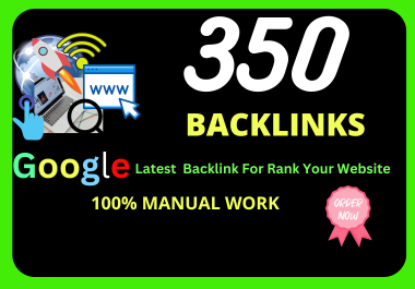 i will Manual Create 350 SEO Dofollow Backlinks,  Google Ranking Link Building.