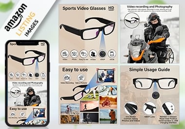 I will design amazon product listing images,  product photo editing,  a plus content