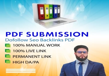 Get 50 PDF Submission On High DA,  PA Authority Document Sharing Sites