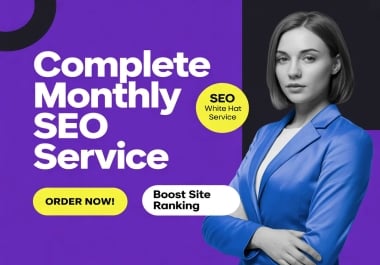 I will provide monthly SEO service for google top ranking and Business Growth