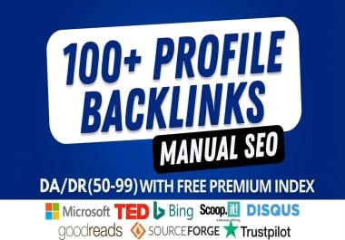 100 High-Quality Profile Backlinks to Boost Your Website Ranking