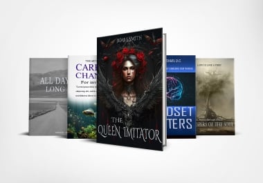 I will design eye-catching and professional book covers for Kindle,  Amazon,  and print