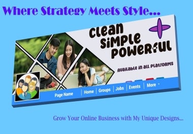 I Will Custom Facebook Cover And Social Media Cover Design for All Platforms