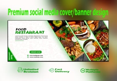 I will create premium social media cover/banner design