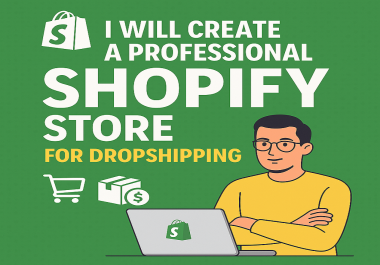 I Will Design a Winning Shopify Dropshipping Store with Winning Products