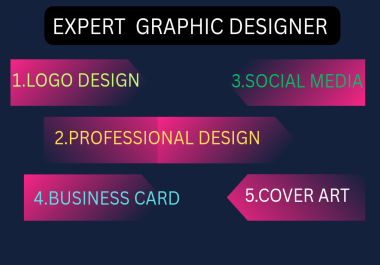 I will do your professional graphic designer