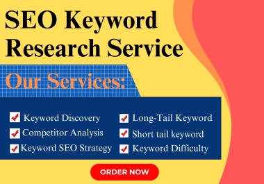 I will do targeted SEO keyword research for website niche