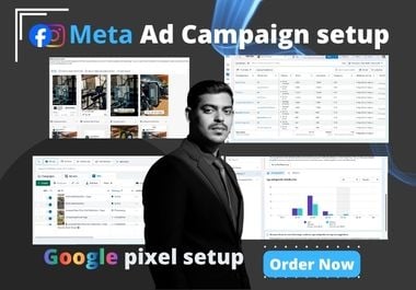 I'll Create Meta Ad Campaign with Meta Pixel Setup