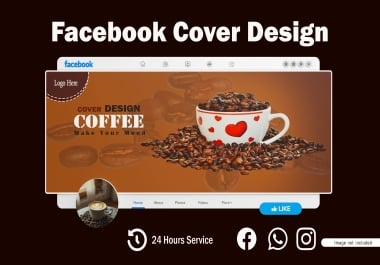 I will design facebook cover,  linkedin Banner,  twitter header