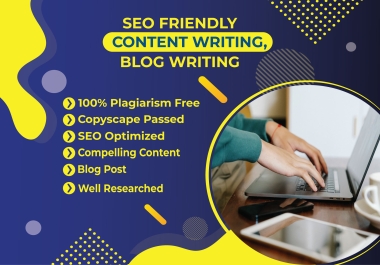 I Will Create High-Quality SEO Content writing That Speaks for Your Website