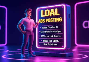 Create 70 High DA Local Ad Posting Backlinks To Rank Your Website