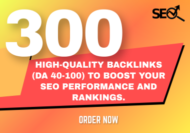 You Will Get White Hate SEO link building with 300 backlinks DA 40-90+