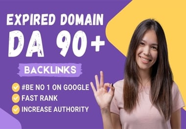 I will high authority expired domains with strong backlinks