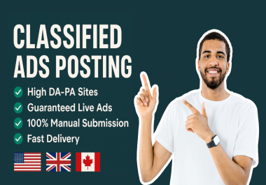 I Will Do 30 Manual Classified Ads Posting