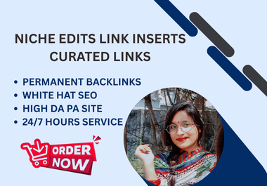 I will provide 1 niche backlinks to improve your website authority