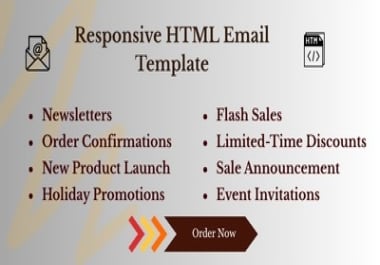 I Will Design a Clickable HTML Email Template for Your Campaign.
