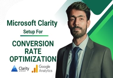 I will setup or fix Google Analytics GA4 and heatmaps and user behavior Tracking for conversion