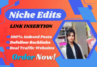 I will provide high-quality niche edits for your website