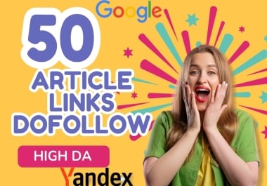 50 article links. Text, bonus duplication