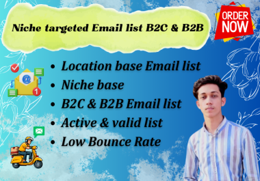 Niche Targeted B2B & B2C Email List for Your Business Growth