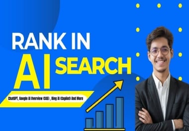 I will rank your website on ai and boost visibility with GEO,  AEO and SEO