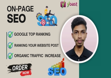 I will do powerful on page SEO,  keyword strategy,  meta tag,  and link building