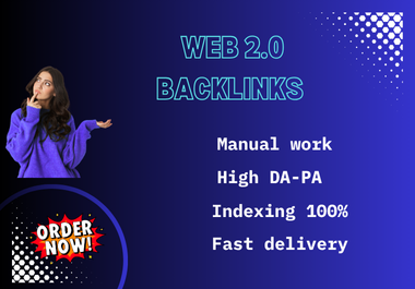 I will make 200 unique indexing web 2 0 backlinks