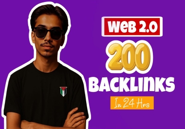 I Will Create 200 High Authority SEO Backlinks In 24 Hour
