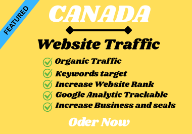 CANADA Real Human And Targeted Visitors Traffic