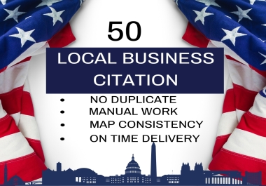 Top 50 local citation sites in the USA