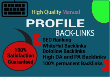 100 Safe Profile Backlinks to Improve SEO