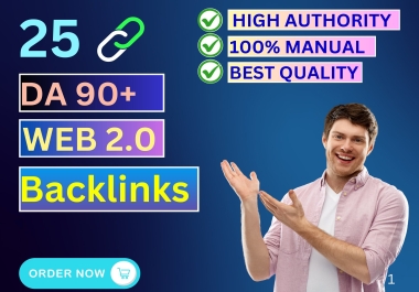 I will provide 25 high quality web2.0 backlinks