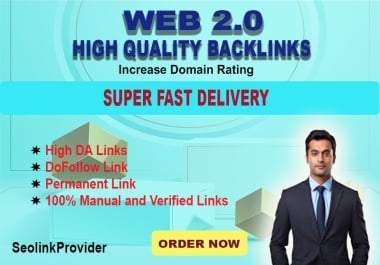 I will operate prosperous and strong range 100+ Web 2.0 Backlinks