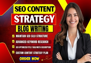I will write SEO optimized blog post, article content for your website