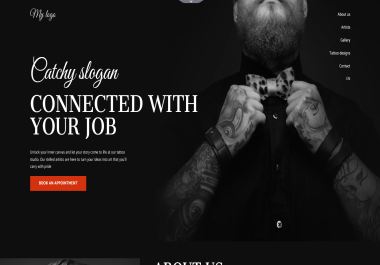 I will build a modern responsive website with React,  Tailwind CSS and NextJS