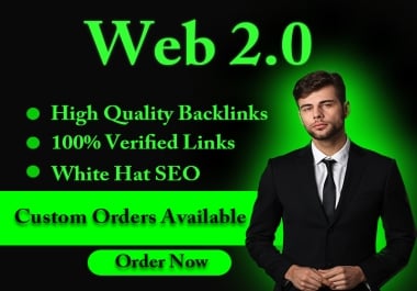 I Will Create High Authority 100+ Web 2.0 Backlinks for SEO Ranking & Google Indexing