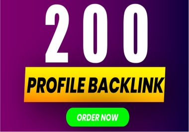 200 Quality Profile Backlinks with DA 50+ and Increase Your Google Rankings