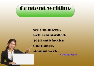 I will provide authentic and plagiarism free content and blog writer at your service.