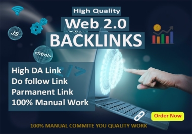 100 Manual Web 2.0 Backlinks Service For Your Website increase